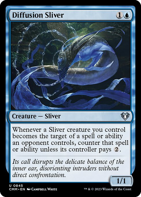 Diffusion Sliver - Commander Masters Uncommon Card