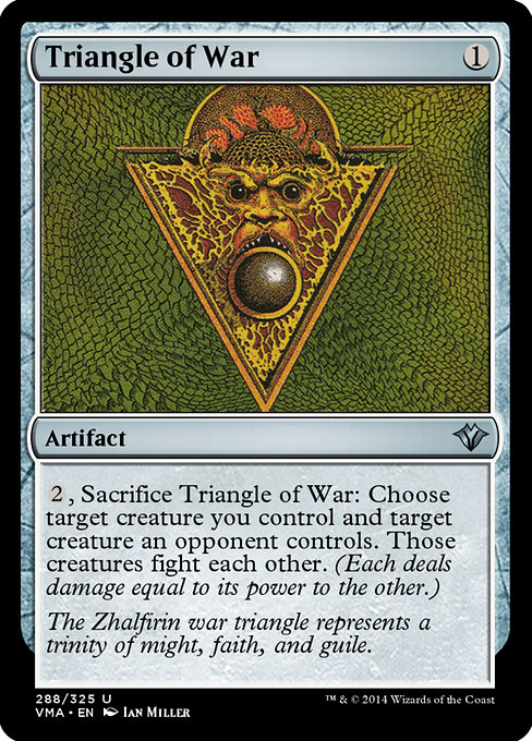 Triangle of War - Vintage Masters Uncommon Card