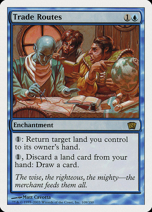 Trade Routes - Eighth Edition Rare Card