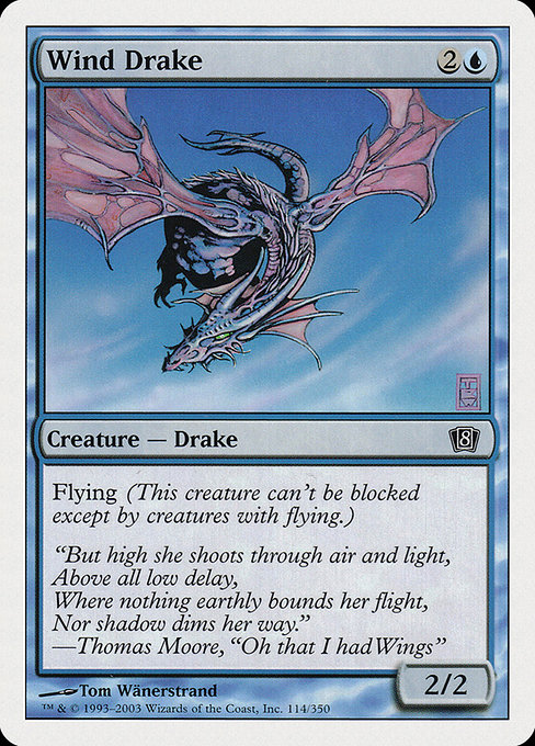 Wind Drake - Eighth Edition Common Card