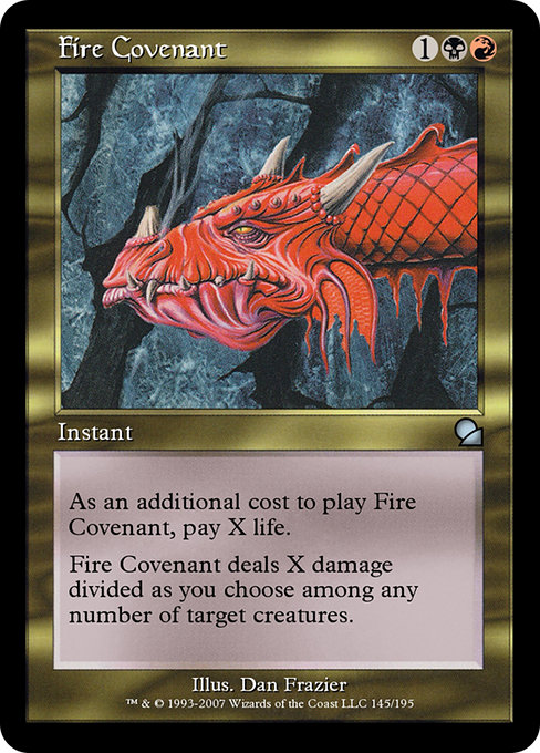 Fire Covenant - Masters Edition Uncommon Card