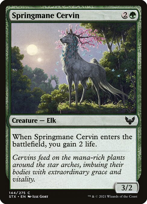 Springmane Cervin - Strixhaven: School of Mages Common Card