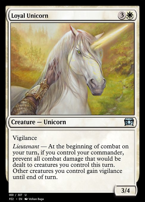 Loyal Unicorn - Treasure Chest Uncommon Card