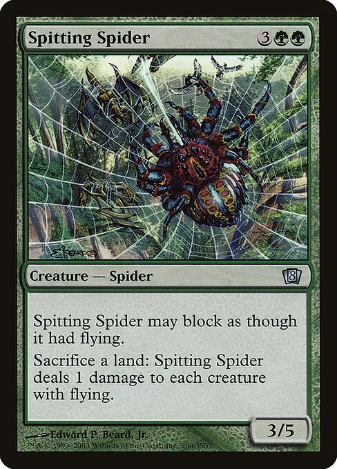 Spitting Spider - Eighth Edition Uncommon Card