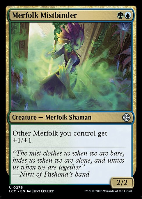Merfolk Mistbinder - The Lost Caverns of Ixalan Commander Uncommon Card