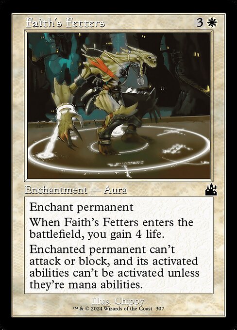Faith's Fetters - Ravnica Remastered Common Card