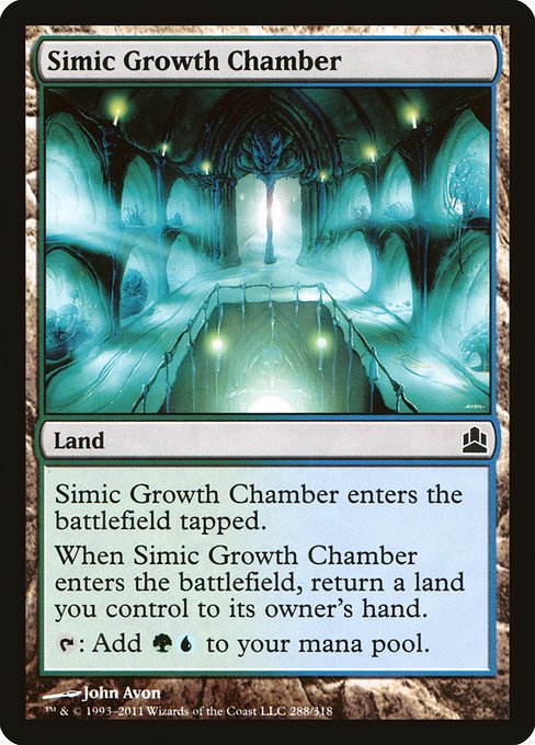 Simic Growth Chamber - Commander 2011 Common Card
