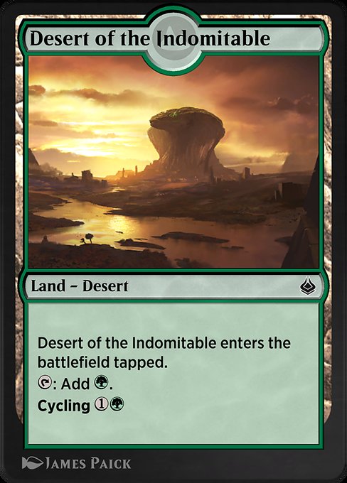 Desert of the Indomitable - Amonkhet Remastered Common Card