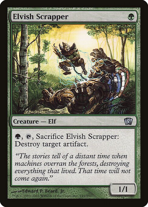 Elvish Scrapper - Eighth Edition Uncommon Card