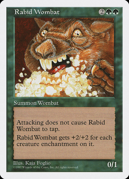 Rabid Wombat - Fifth Edition Uncommon Card