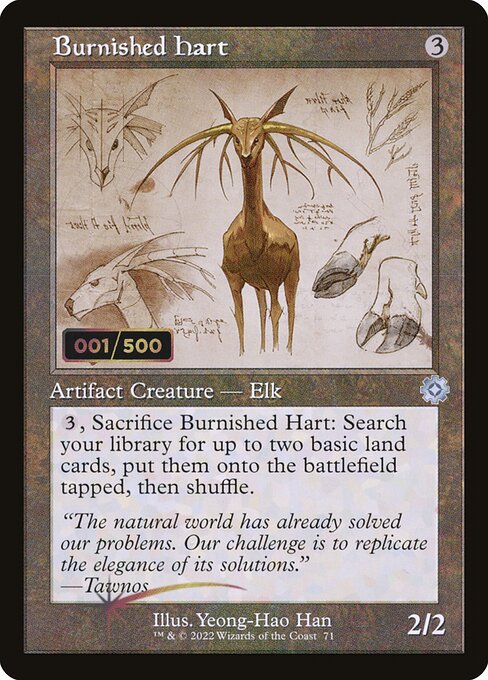 Burnished Hart - The Brothers' War Retro Artifacts Uncommon Card