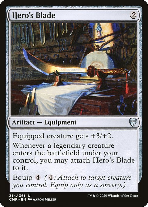Hero's Blade - Commander Legends Uncommon Card