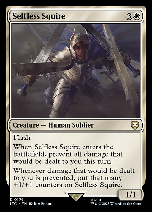 Selfless Squire - Tales of Middle-earth Commander Rare Card