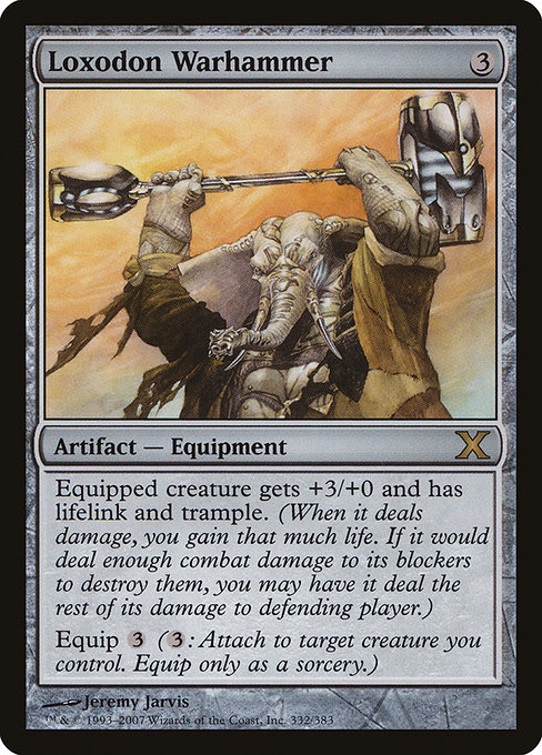 Loxodon Warhammer - Tenth Edition Rare Card