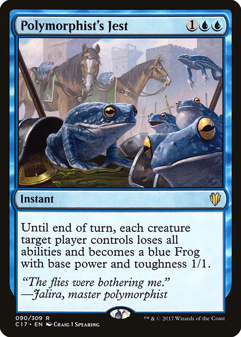 Polymorphist's Jest - Commander 2017 Rare Card