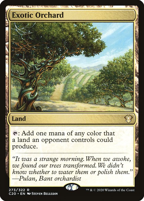 Exotic Orchard - Commander 2020 Rare Card