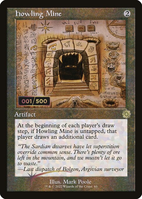 Howling Mine - The Brothers' War Retro Artifacts Rare Card