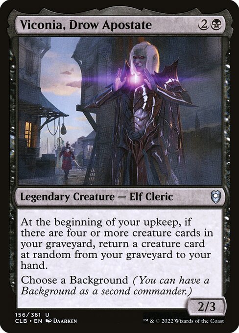 Viconia, Drow Apostate - Commander Legends: Battle for Baldur's Gate Uncommon Card