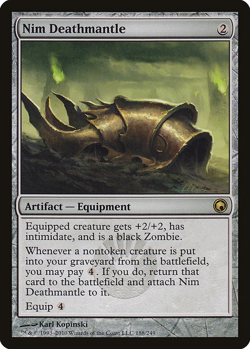 Nim Deathmantle - Scars of Mirrodin Rare Card