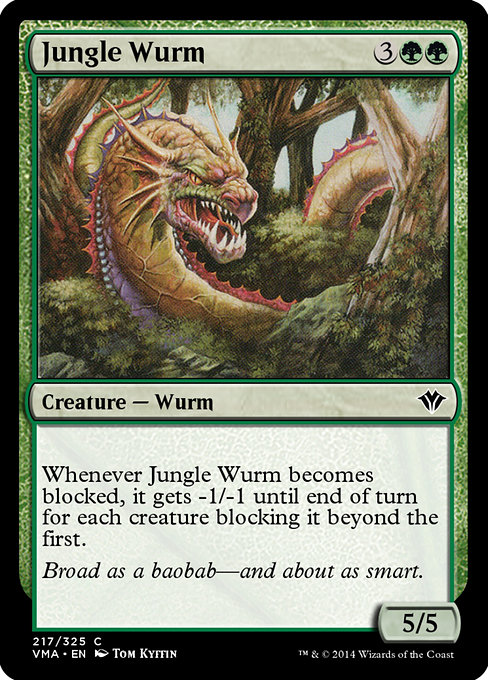 Jungle Wurm - Vintage Masters Common Card
