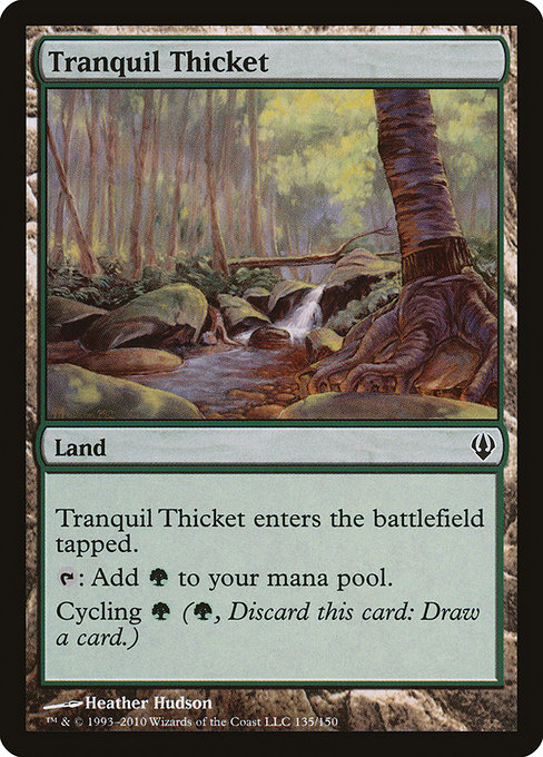 Tranquil Thicket - Archenemy Common Card