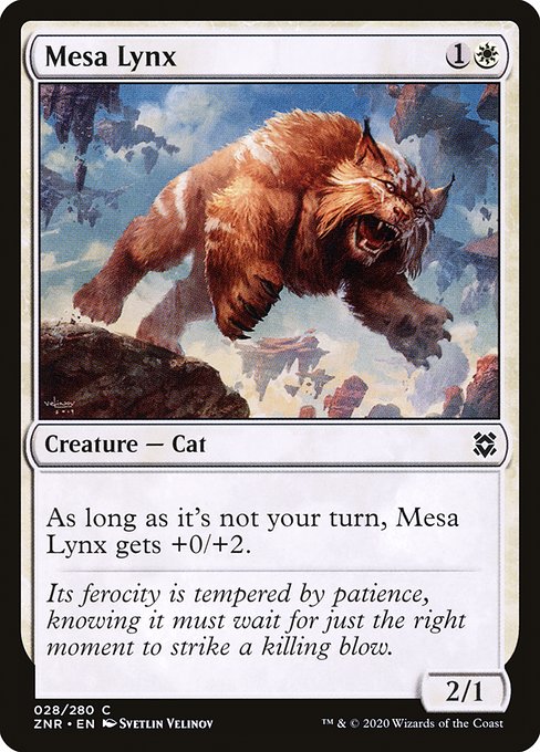 Mesa Lynx - Zendikar Rising Common Card