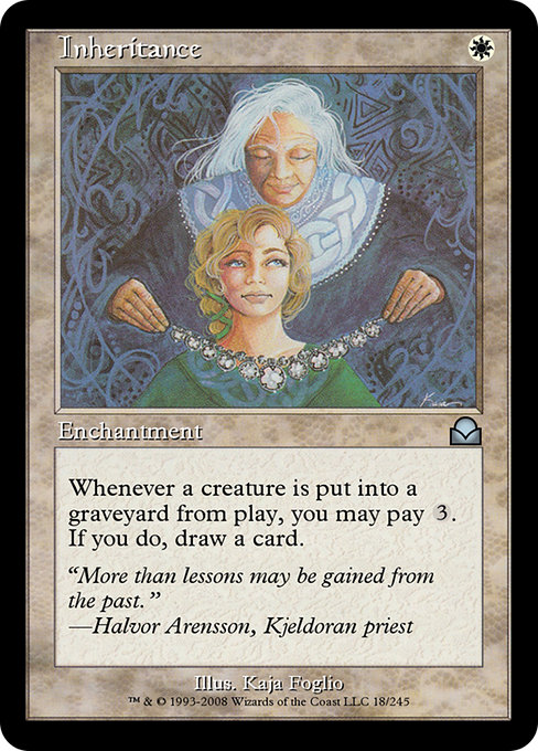 Inheritance - Masters Edition II Uncommon Card