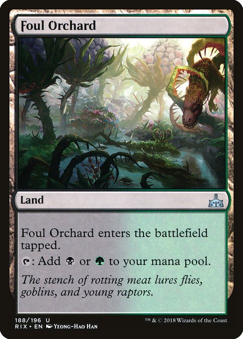 Foul Orchard - Rivals of Ixalan Uncommon Card