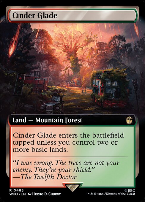 Cinder Glade - Doctor Who Rare Card