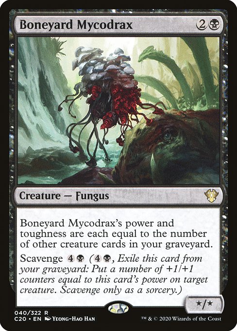 Boneyard Mycodrax - Commander 2020 Rare Card