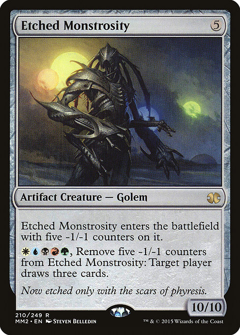 Etched Monstrosity - Modern Masters 2015 Rare Card