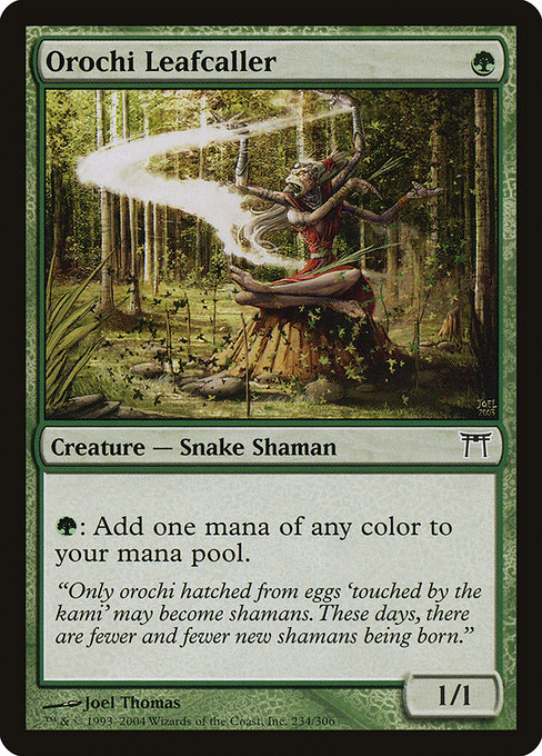 Orochi Leafcaller - Champions of Kamigawa Common Card