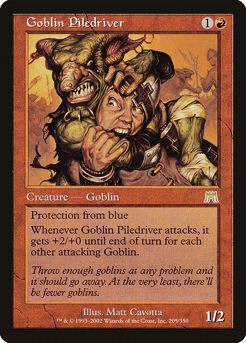 Goblin Piledriver - Onslaught Rare Card