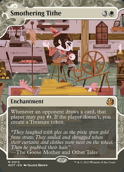 Smothering Tithe - Wilds of Eldraine: Enchanting Tales Mythic Card