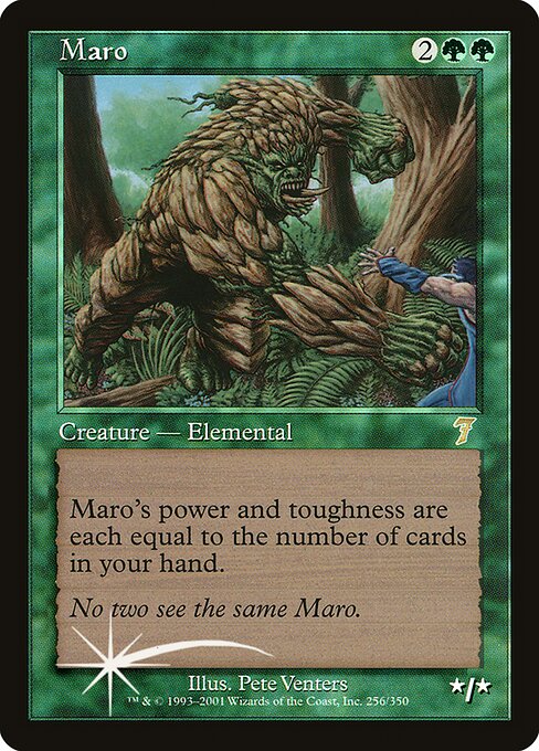 Maro - Seventh Edition Rare Card