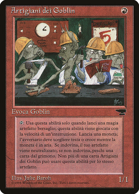 Goblin Artisans - Rinascimento Uncommon Card