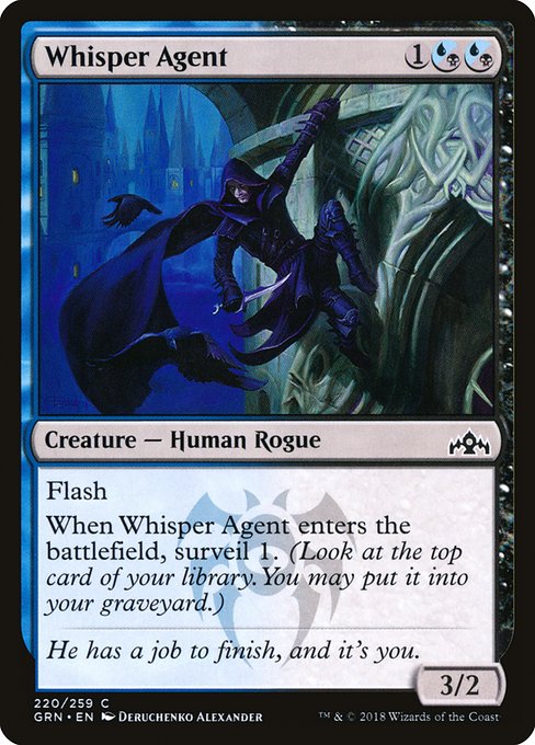 Whisper Agent - Guilds of Ravnica Common Card