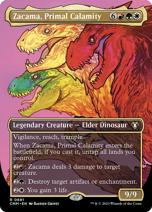 Zacama, Primal Calamity - Commander Masters Rare Card