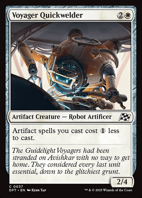 Voyager Quickwelder - Aetherdrift Common Card