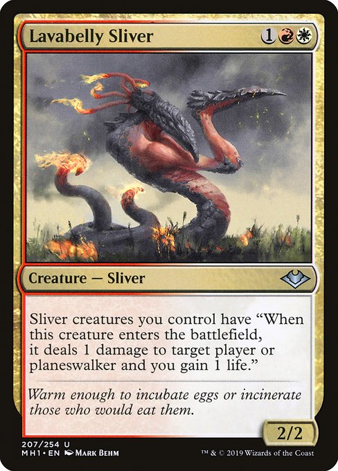 Lavabelly Sliver - Modern Horizons Uncommon Card