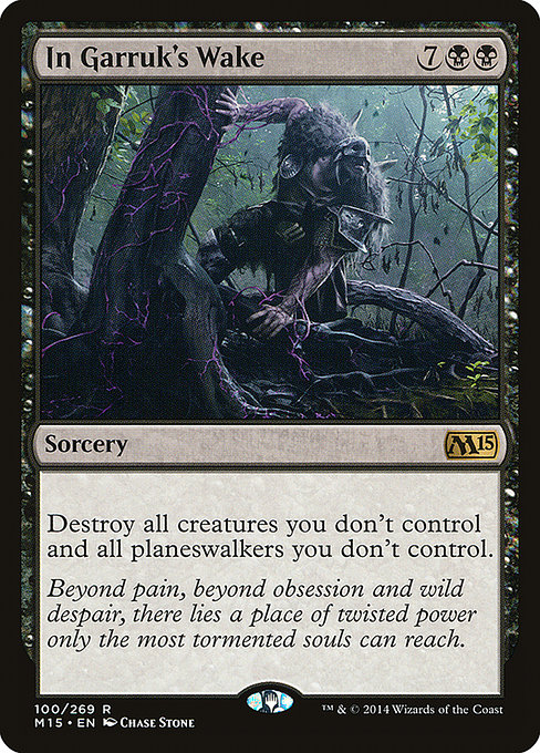 In Garruk's Wake - Magic 2015 Rare Card