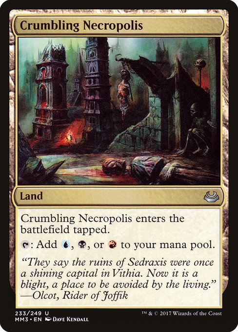 Crumbling Necropolis - Modern Masters 2017 Uncommon Card