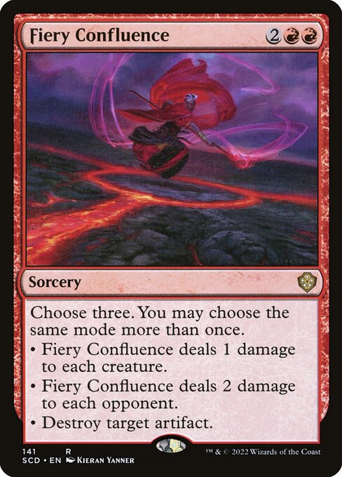 Fiery Confluence - Starter Commander Decks Rare Card