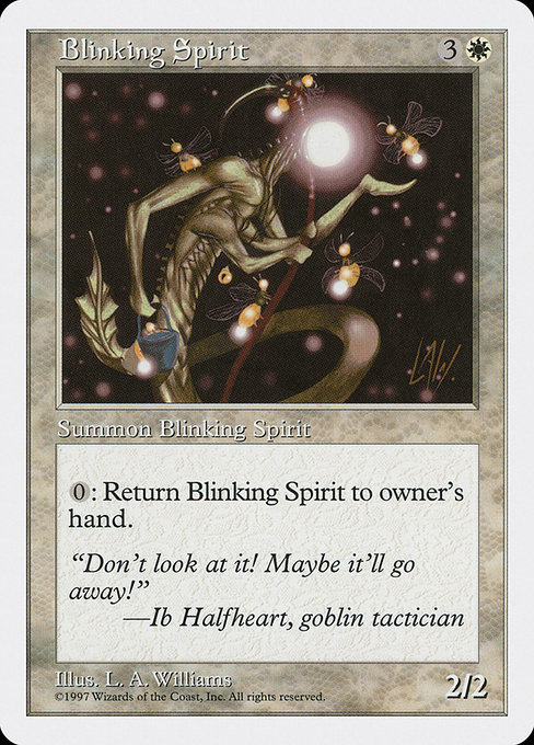 Blinking Spirit - Fifth Edition Rare Card