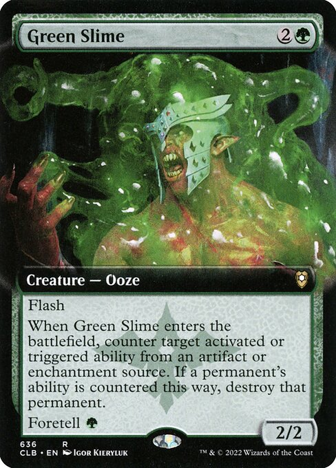 Green Slime - Commander Legends: Battle for Baldur's Gate Rare Card