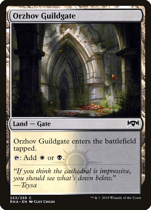 Orzhov Guildgate - Ravnica Allegiance Common Card