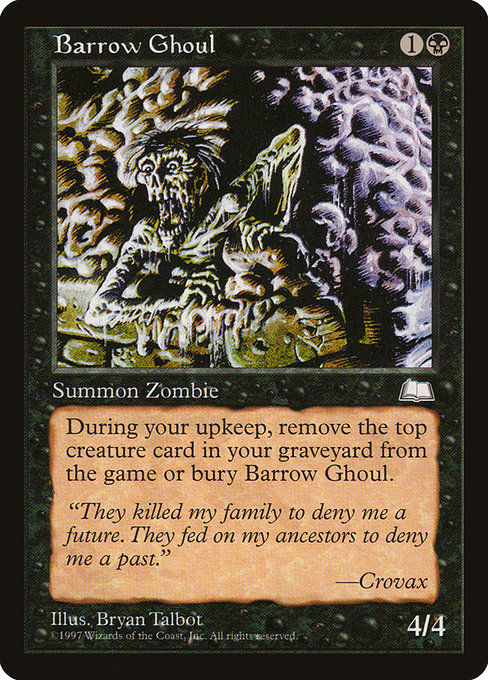 Barrow Ghoul - Weatherlight Common Card