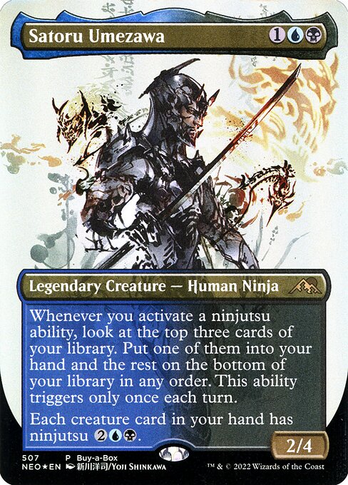 Satoru Umezawa - Kamigawa: Neon Dynasty Rare Card