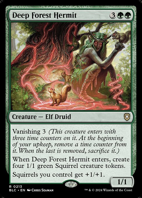Deep Forest Hermit - Bloomburrow Commander Rare Card
