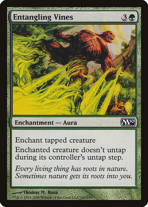 Entangling Vines - Magic 2010 Common Card